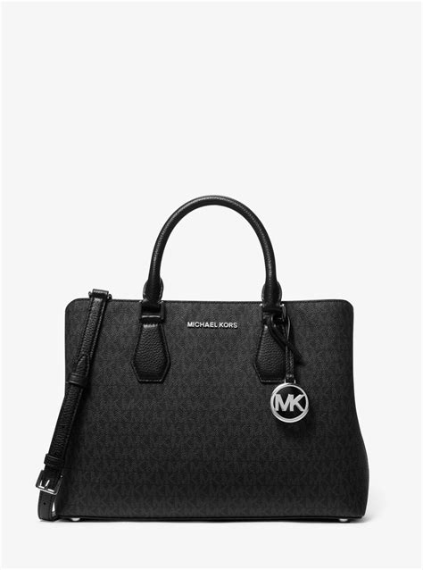 henkeltasche camille large michael kors|Camille Large Logo and Leather Satchel .